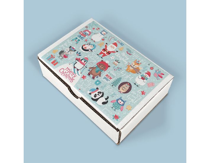Custom Printed White Corrugated Mailers