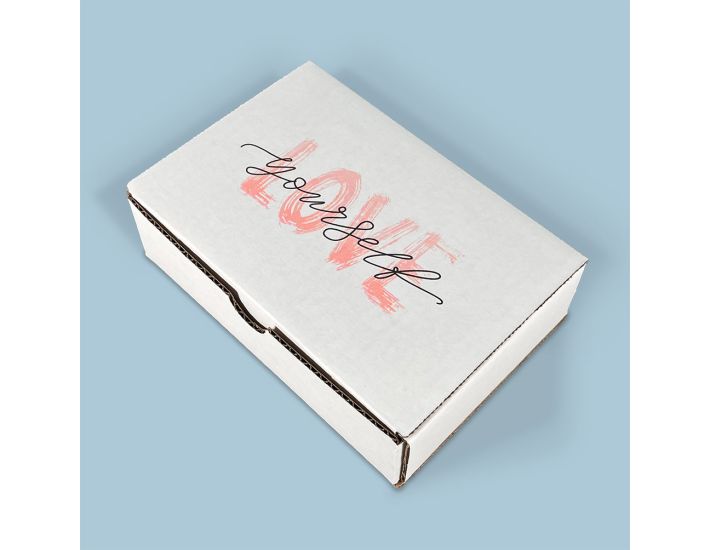 Custom Printed White Corrugated Mailers