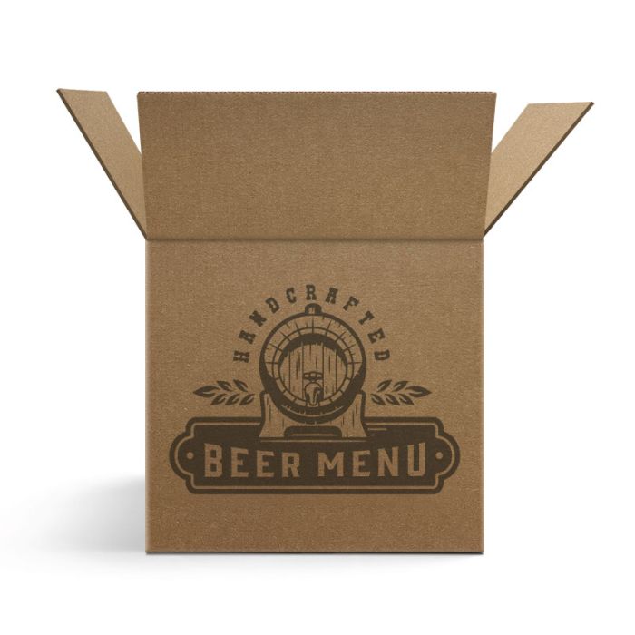 Custom Printed Brown Shipping Boxes